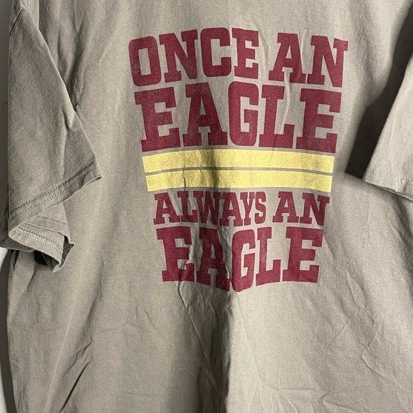 Men’s Once An Eagle Always An Eagle Graphic T-Shirt Size Xl Football - Picture 3 of 9